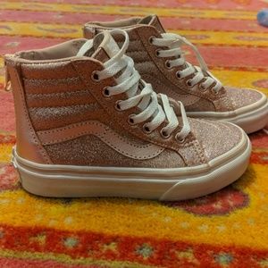 Pink Glitter Vans
